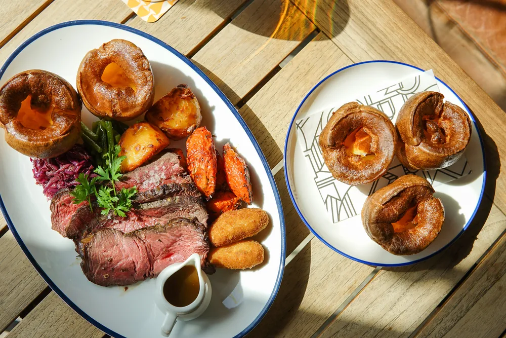 The weekend roast with Yorkshire puddings